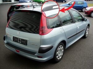Peugeot 206 SW 2002-2007 tavan bar plastik kapağı